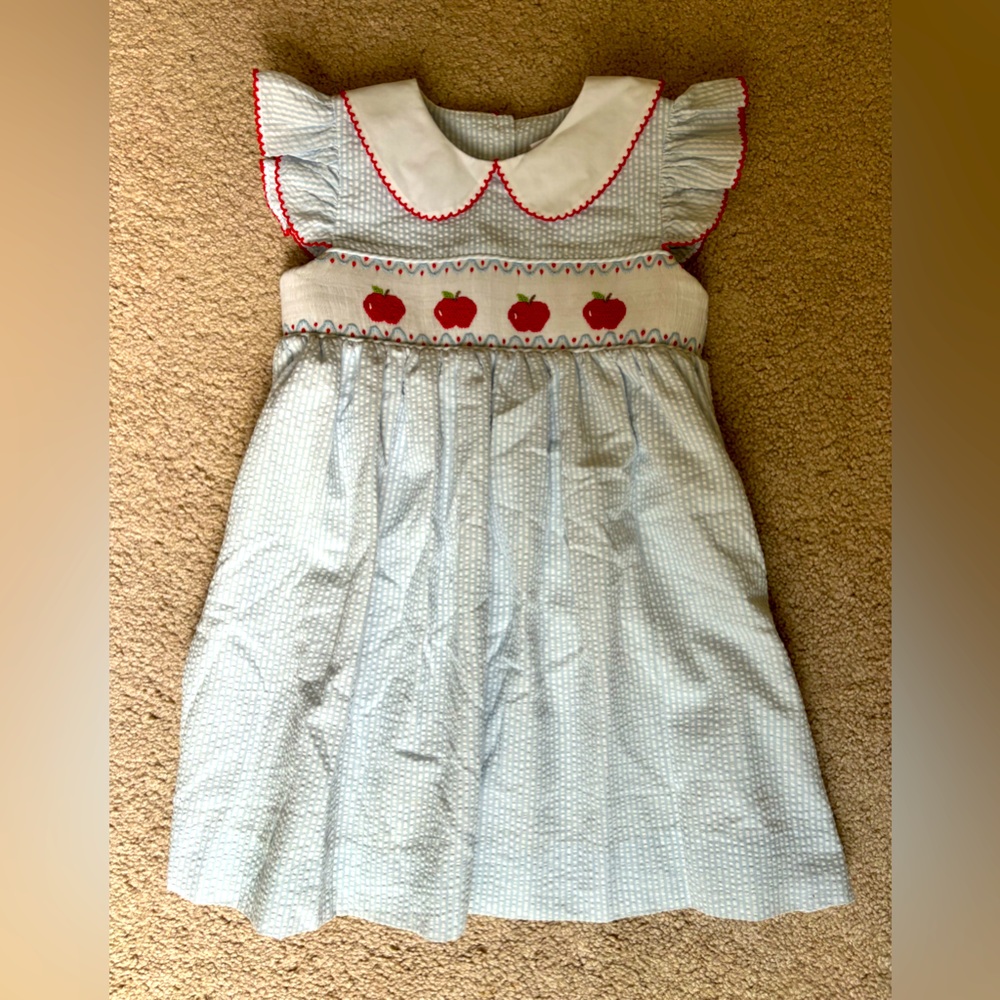 Stitchy fish apple dress